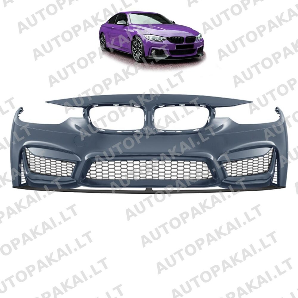 Front Bumper PDC SRA Spoiler fit for BMW 4 F32,F33 F36 GranCoupe 13-21