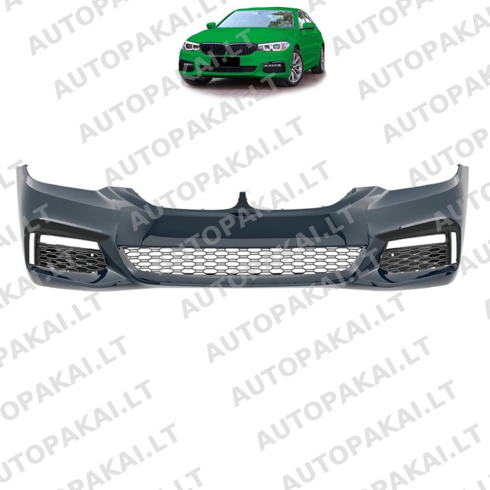 Priekinis bamperis PDC SRA tinka BMW 5 serijos G30, G31 sedanui Touring 16-20