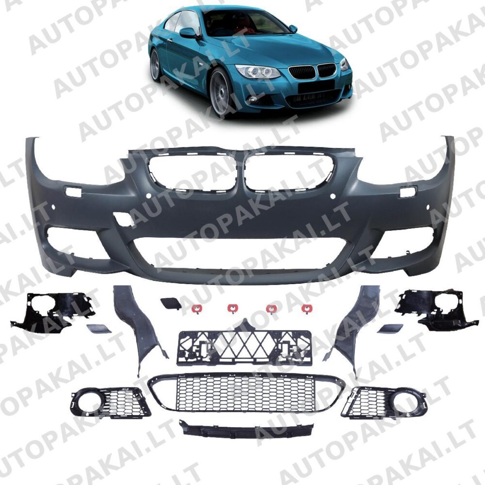 Front Bumper PDC SRA suitable for BMW 3 E92,E93 Coupe, Cabrio Facelift 10-13