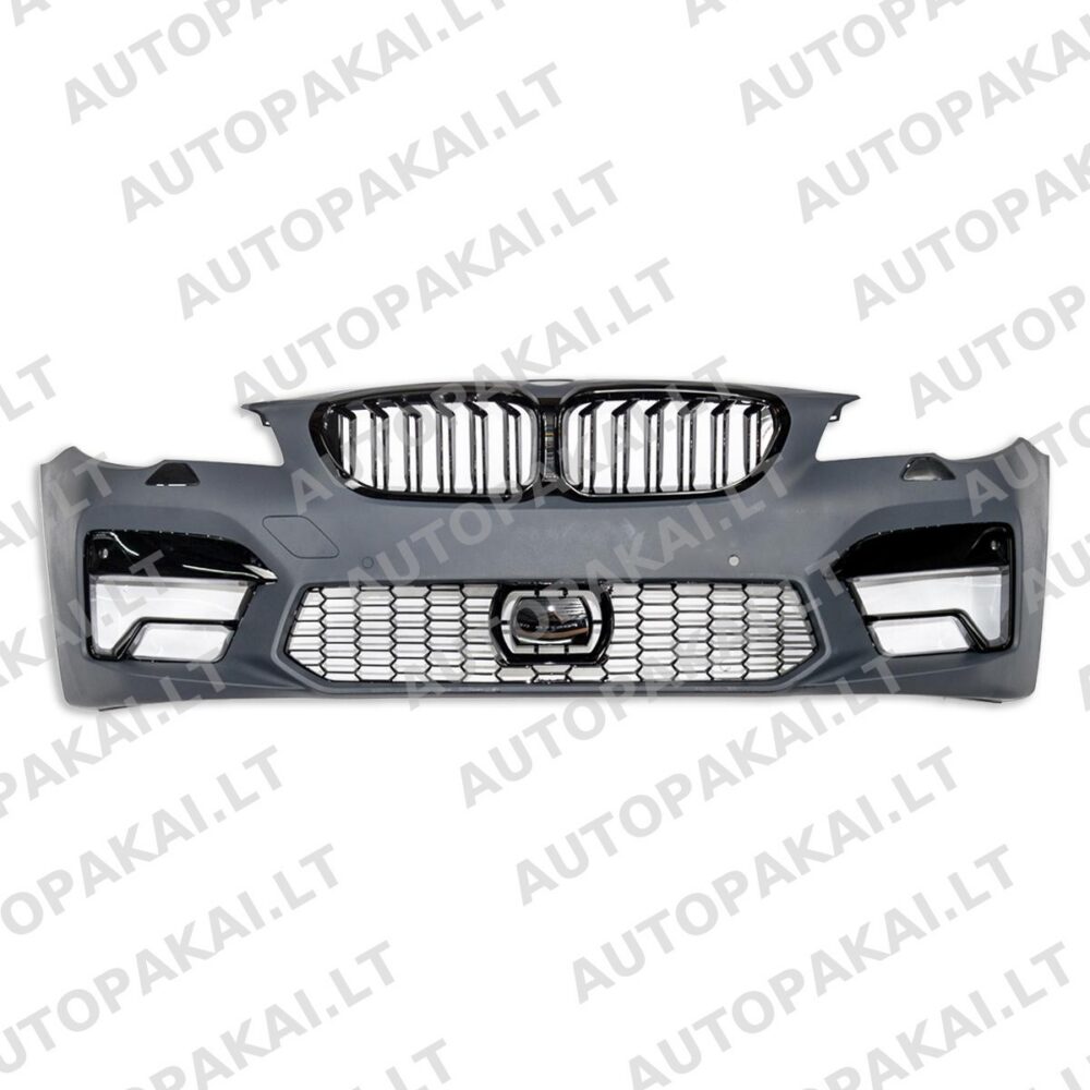 Front Bumper With PDC + SRA suitable for BMW 5 F10, F11 Sedan Touring 09-16