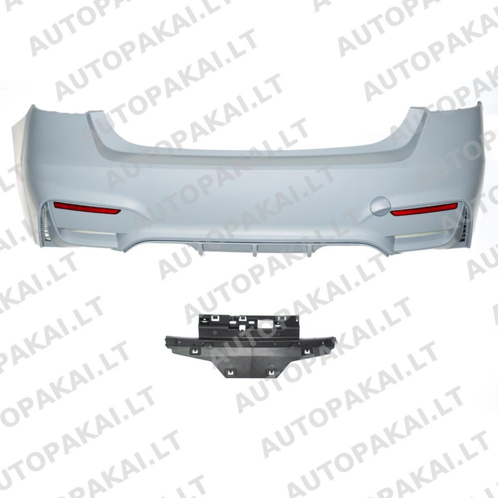 Rear Bumper without PDC suitable for BMW 3 F30 Sedan 12-18