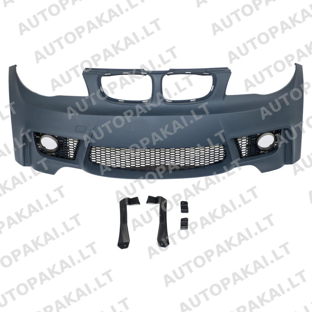 Bumper Front With Grille suitable for BMW 1-Series (E81,E87,E88,E82) 2004-2011