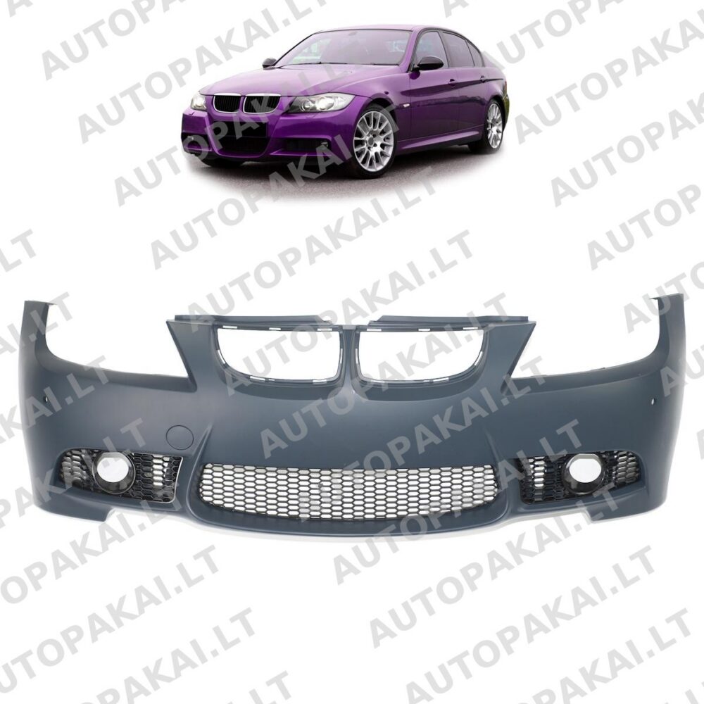 Front Bumper with PDC suitable for BMW 3-Series E90, E91 Sedan Touring 05-08