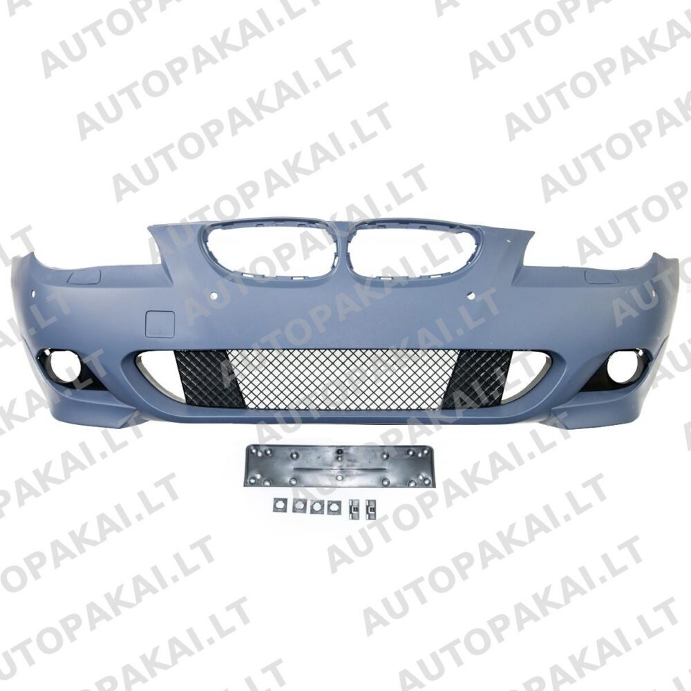Priekinis bamperis su PDC 18mm + SRA tinka BMW 5 E60,E61 07-10