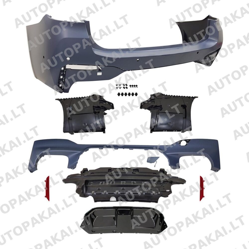 Rear Bumper with PDC Diffuser suitable for BMW 5-Series G31 Touring 20-23