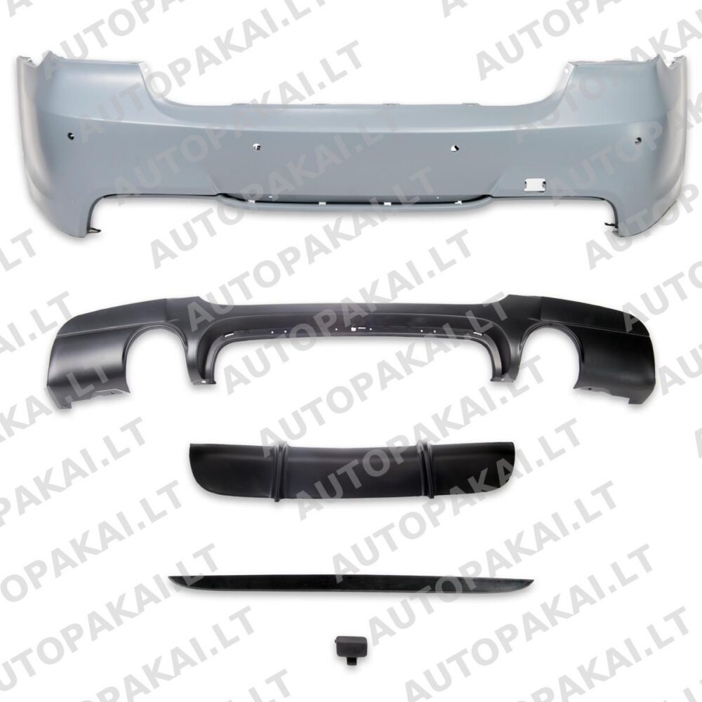 Rear Bumper with PDC suitable for BMW 3-Series E90 335i Sedan 05-11