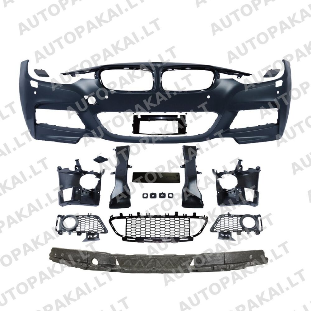Bumper Front PDC SRA for BMW 3 (F30,F31) 12-18 nic style