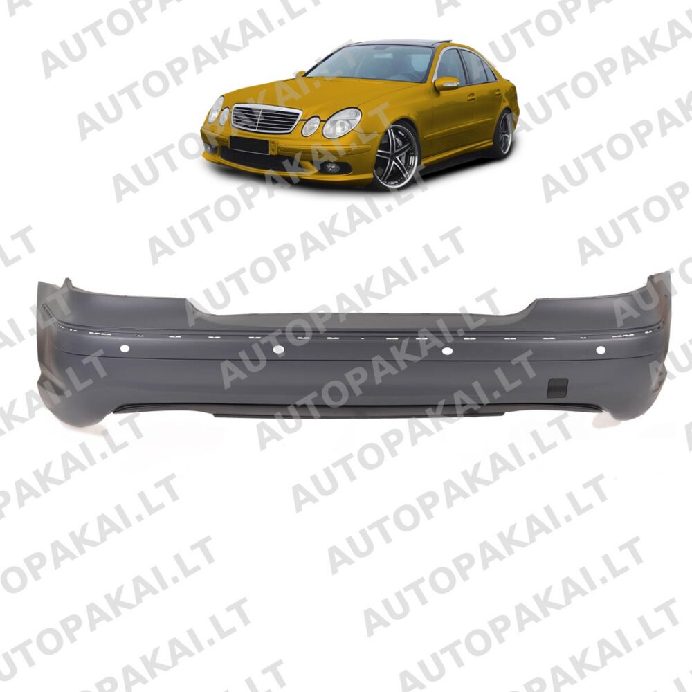Rear Bumper PDC With Diffuser suitable for MERCEDES E-Class W211 Sedan 06-09