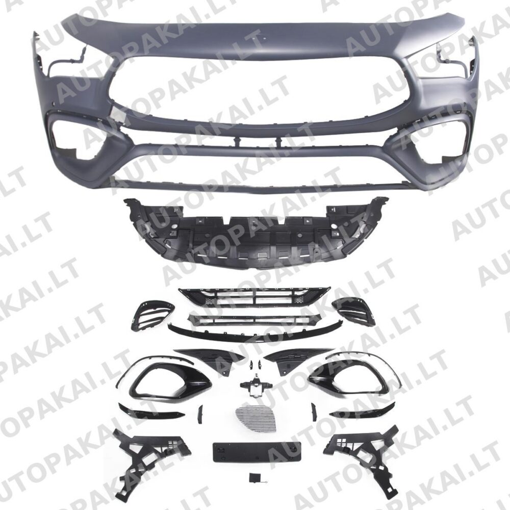 Priekinis bamperis su PDC + SRA tinka MERCEDES CLA C118 19-on