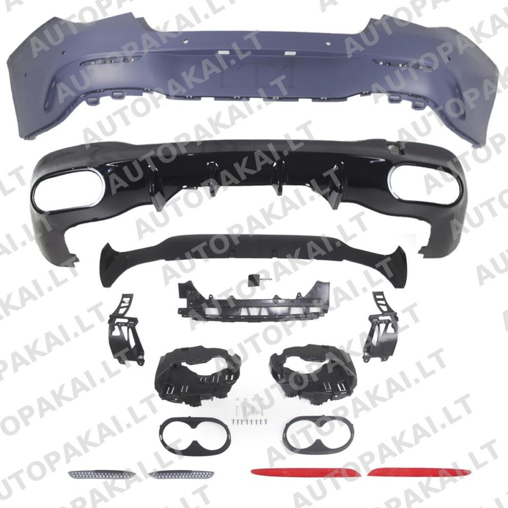 Rear Bumper with PDC suitable for MERCEDES CLA C118 19-