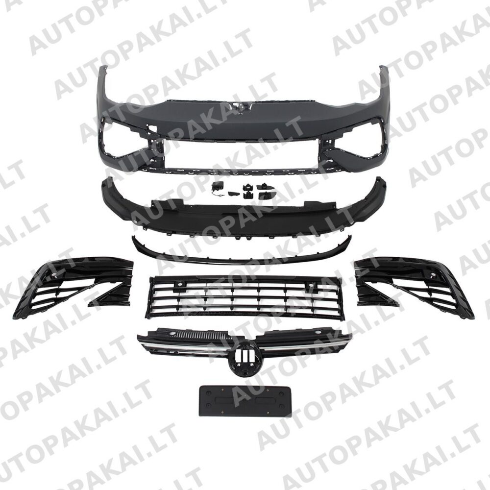 Priekinis bamperis su SRA, tinkantis VW Golf 8 19-on R