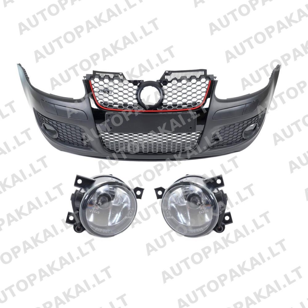 Front Bumper with Grille + Fog Lights suitable for VW Golf 5 03-08