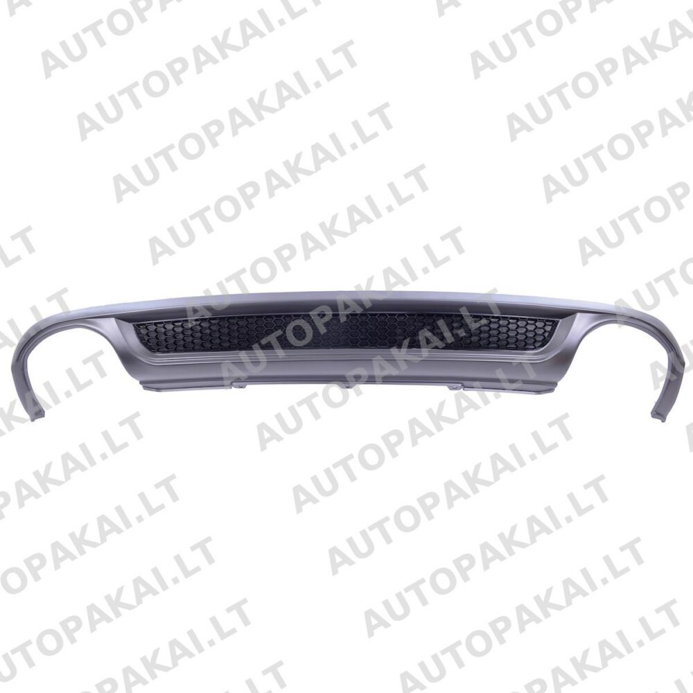Rear Diffuser Silver Grey suitable for AUDI A4 B8 8K Sedan Avant 07-11