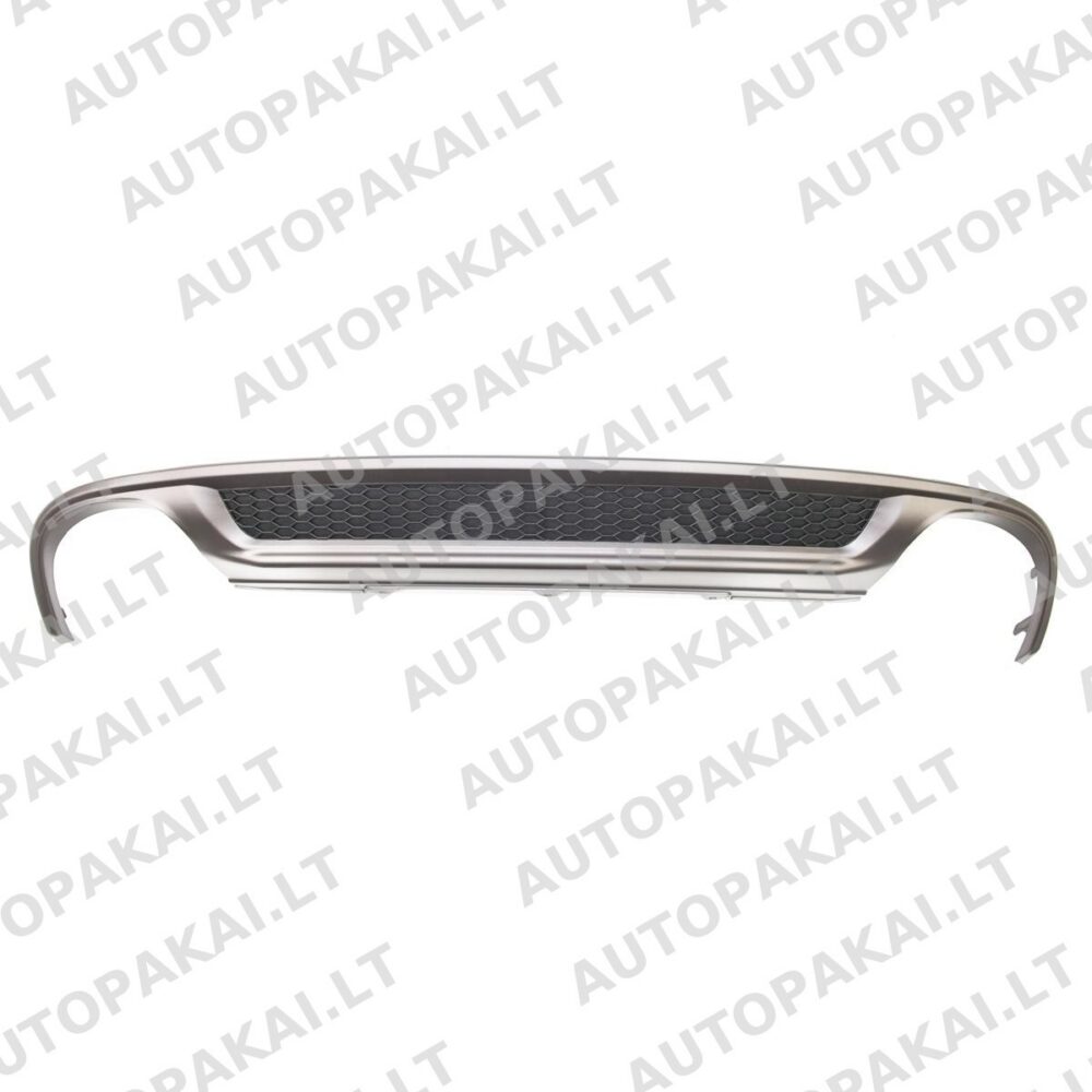 Rear Diffuser Silver Grey suitable for AUDI A4 B8 8K Sedan Avant 12-15