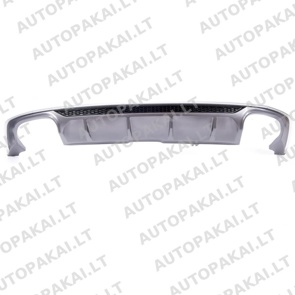 Rear Diffuser Silver Grey suitable for AUDI A5 F5 16-20