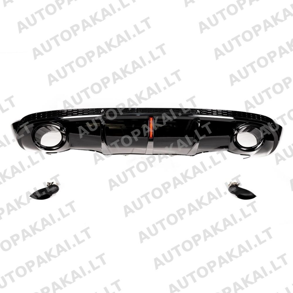 Rear Diffuser + PDC With LED Brake Lamp suitable for AUDI Q5 8R 08-17