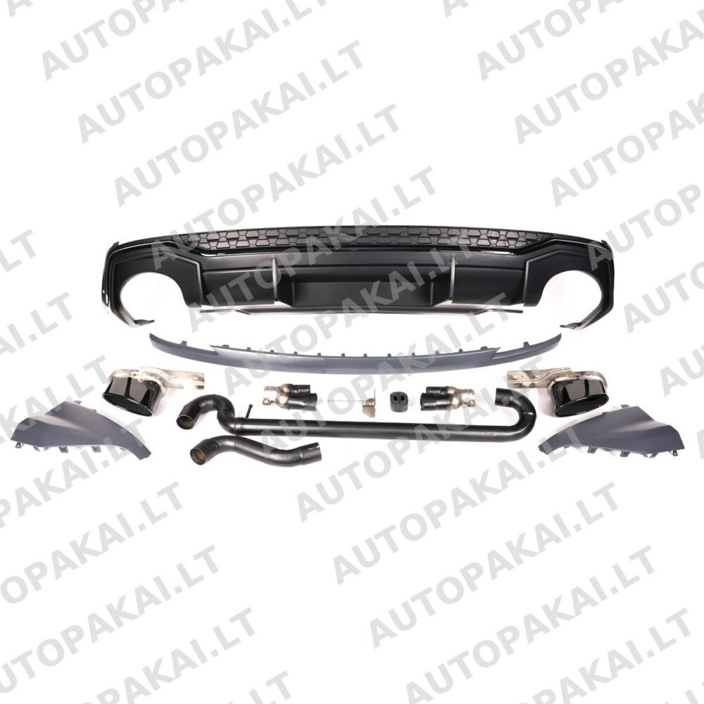 Rear Diffuser With Tail Pipes suitable for AUDI Q3 F3 1.4T SUV 19-23