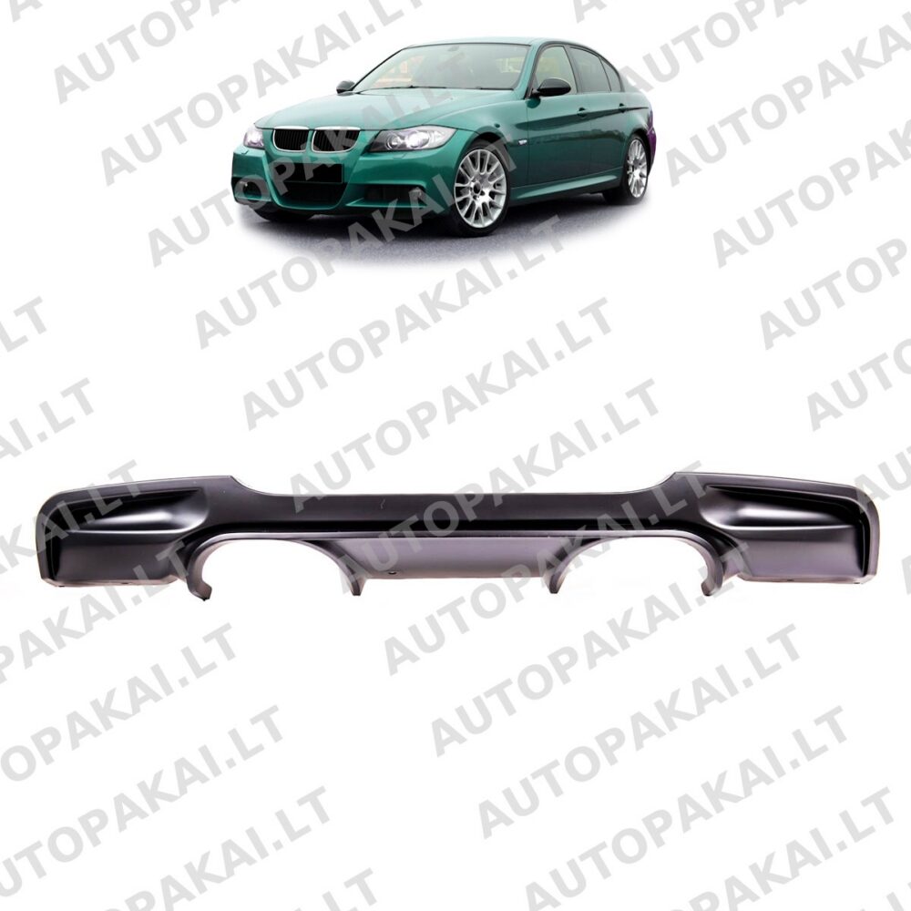 Rear Diffuser fit for BMW 3-Series E90,E91 Sedan Touring 05-11