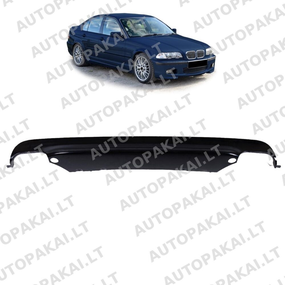 Rear Diffuser suitable for BMW 3 E46 Sedan Touring 98-06 -OO–OO-