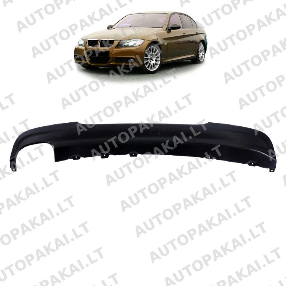 Rear Diffuser suitable for BMW 3 E90, E91 Sedan Touring 05-11