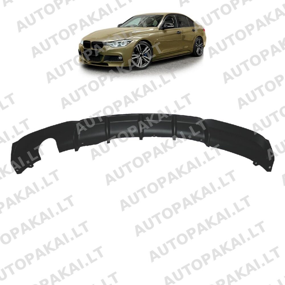 Rear Diffuser suitable for BMW 3 F30, F31 Sedan Touring 11-18 -O— P