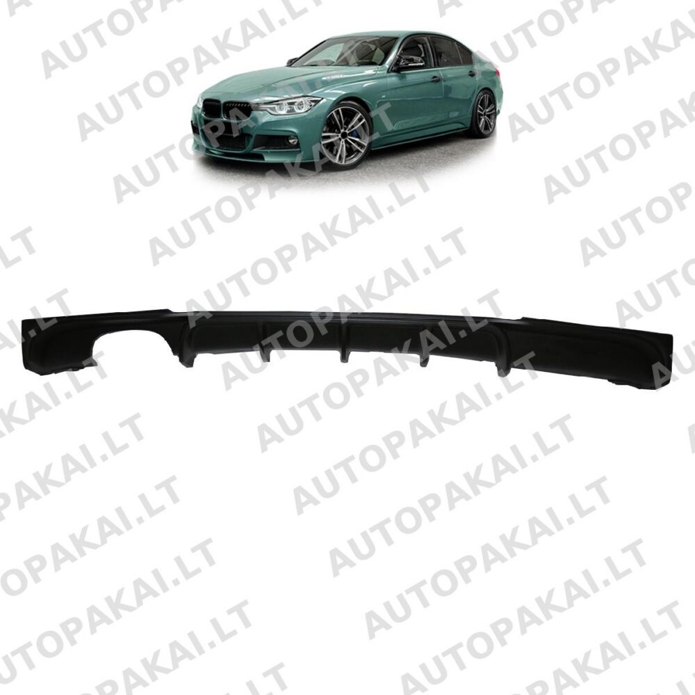 Rear Diffuser fit for BMW 3 F30, F31 Sedan Touring 11-18 -OO— P