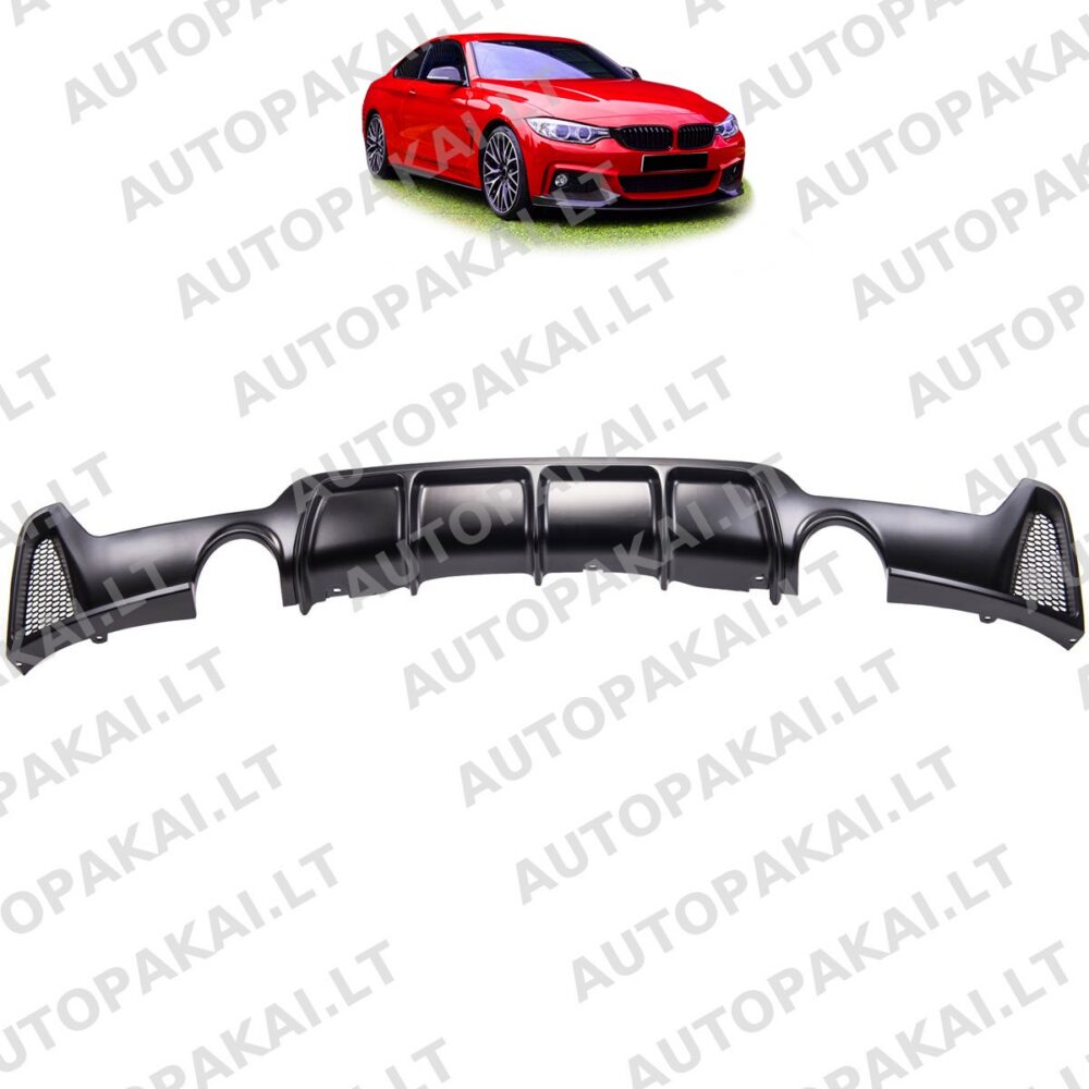 Rear Diffuser suitable for BMW 4 F32,F33 F36 GranCoupe 13-21