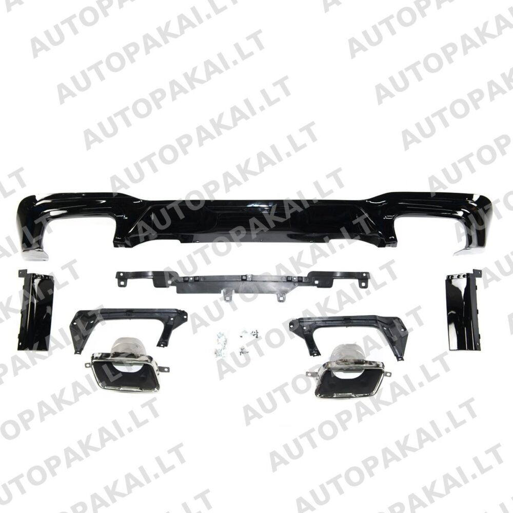 BMW 2 (F44) Gran Coupe 2019-> galinio spoilerio difuzoriaus anglies pluošto imitacija