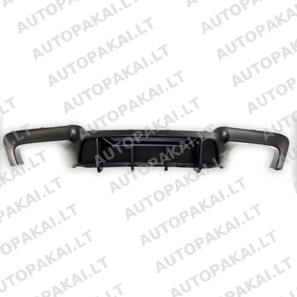 Galinis spoileris difuzorius matinės juodos spalvos BMW 5 (F10,F11) 2009-2016