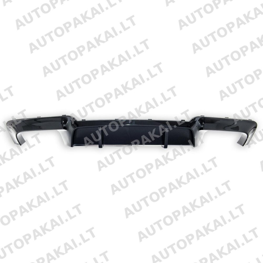 Rear Spoiler Diffuser Gloss Black for BMW 5 (F10,F11) Sedan Touring 09-16