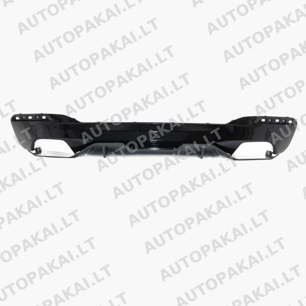 BMW 5 (G30,G31) Pre-Facelift 16-20 galinio spoilerio difuzoriaus anglies pluošto imitacija