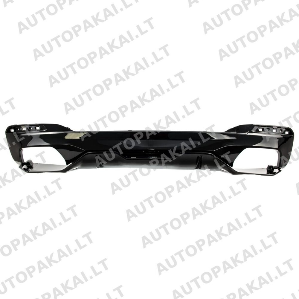 Rear Diffuser Gloss Black fit for BMW 5 G30,G31 Sedan Touring 16-23 550i