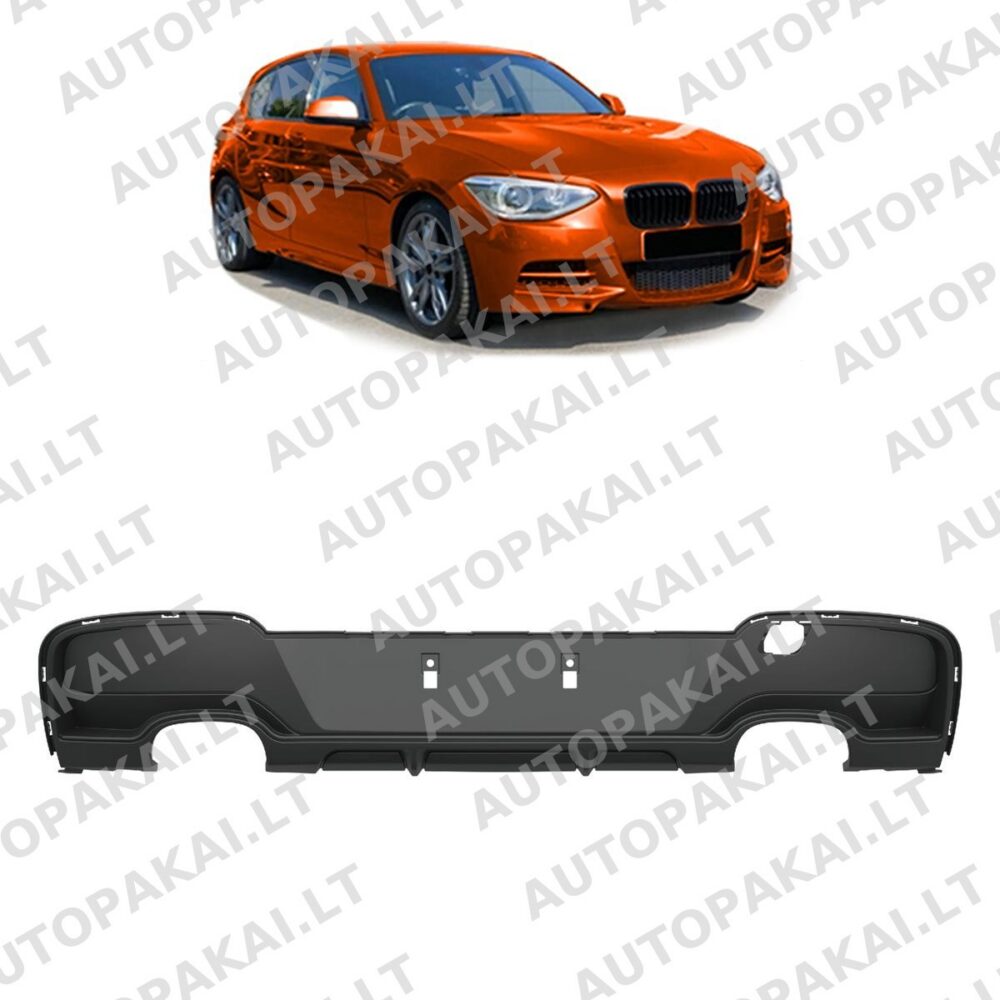 Rear Bumper Diffuser suitable for BMW F20,F21 Hatchback 11-15 -OO–OO-