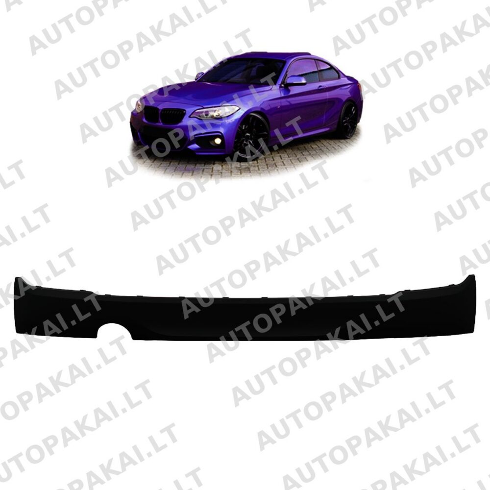 Galinio bamperio difuzorius tinka BMW F22, F23 kupė kabrioletui 13-21 -O—