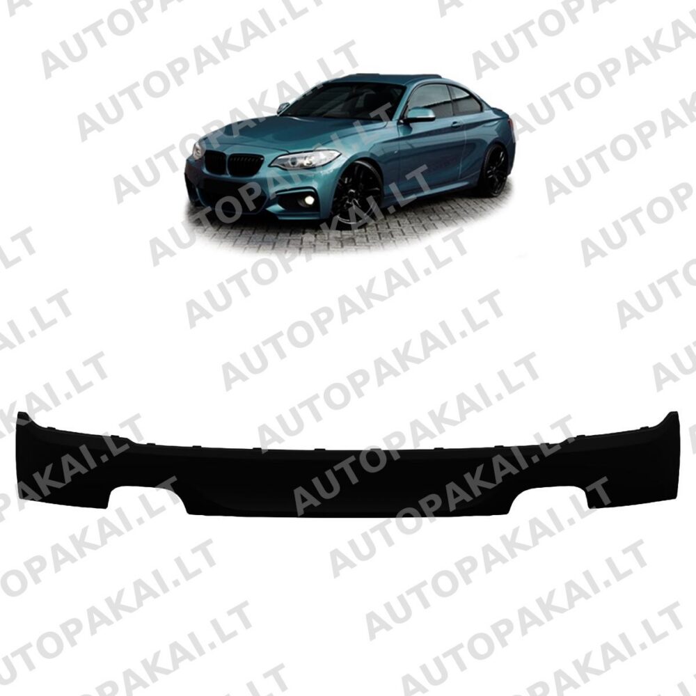 Galinio bamperio difuzorius tinka BMW F22, F23 kupė kabrioletui 13-21 -OO–OO-