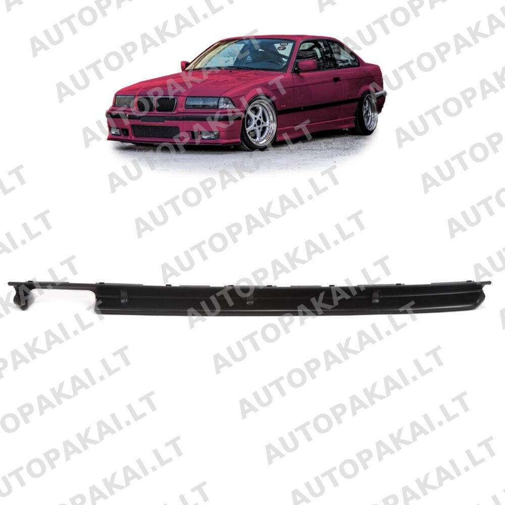 Rear Diffuser Gloss Black for BMW 3 E36 Coupe Cabrio Sedan Touring 91-00