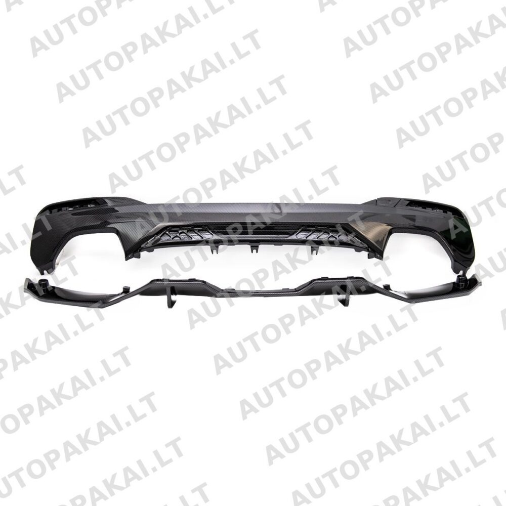 Performance Diffuser Twin Outlet -00–00- Carbon Look for BMW 5 (G30,G31) 17-23