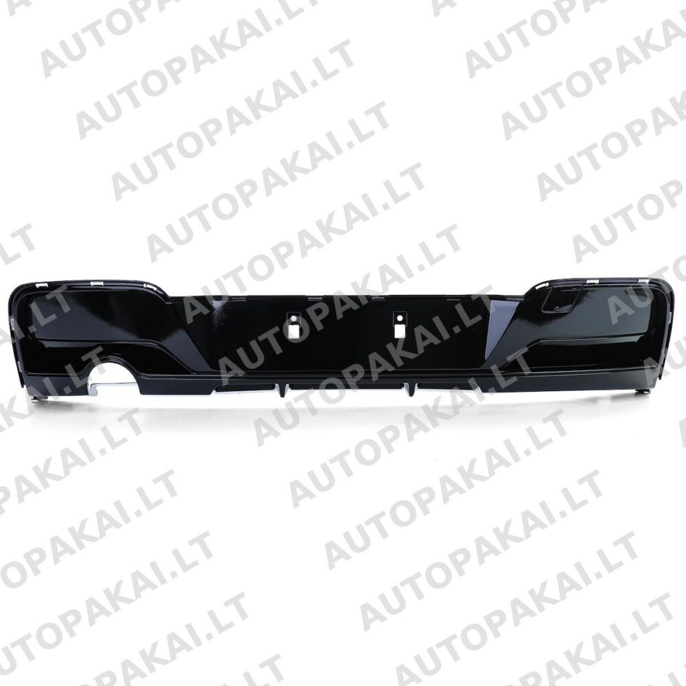 Rear Diffuser Gloss Black suitable for BMW F20, F21 11-15 Single Exhaust