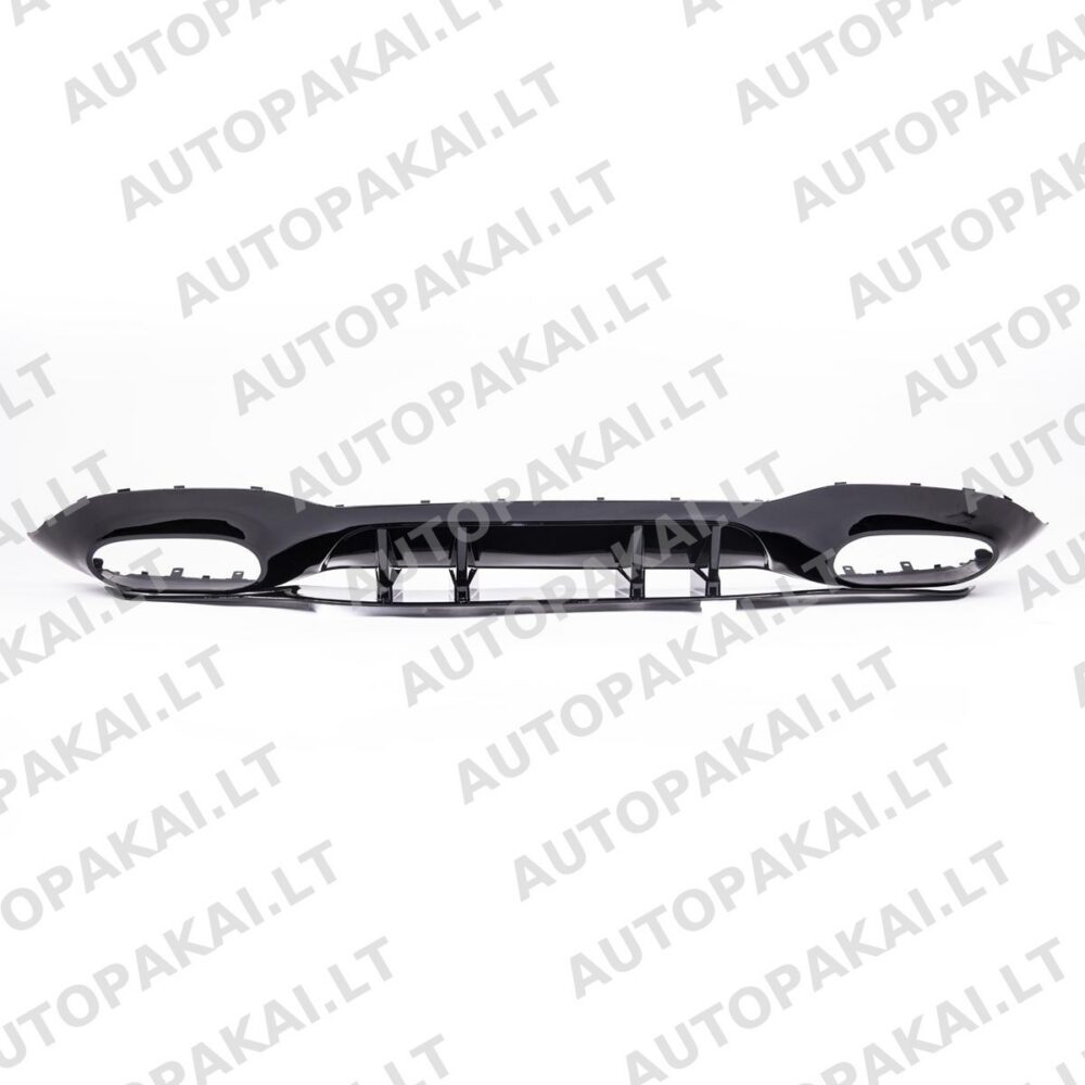 Galinis difuzorius, blizgios juodos spalvos, tinkantis MERCEDES V177 Sedan 18-On Single modeliui