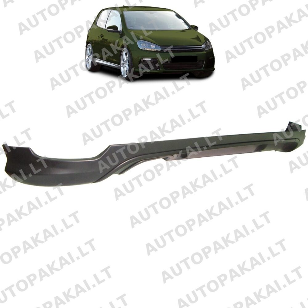 Rear Bumper Diffuser suitable for VW Golf 6 08-12