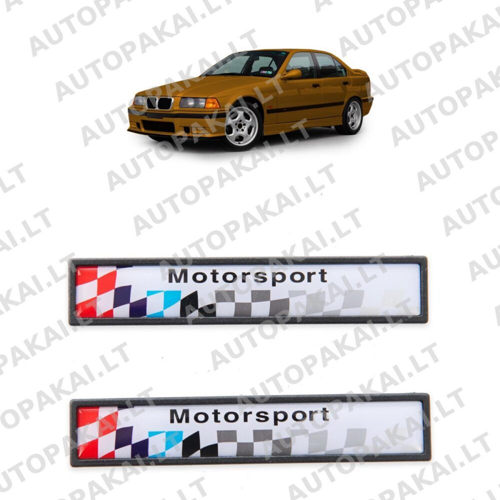 BMW 3 E36 Sedan Touring 91-00 durų apdailos emblema