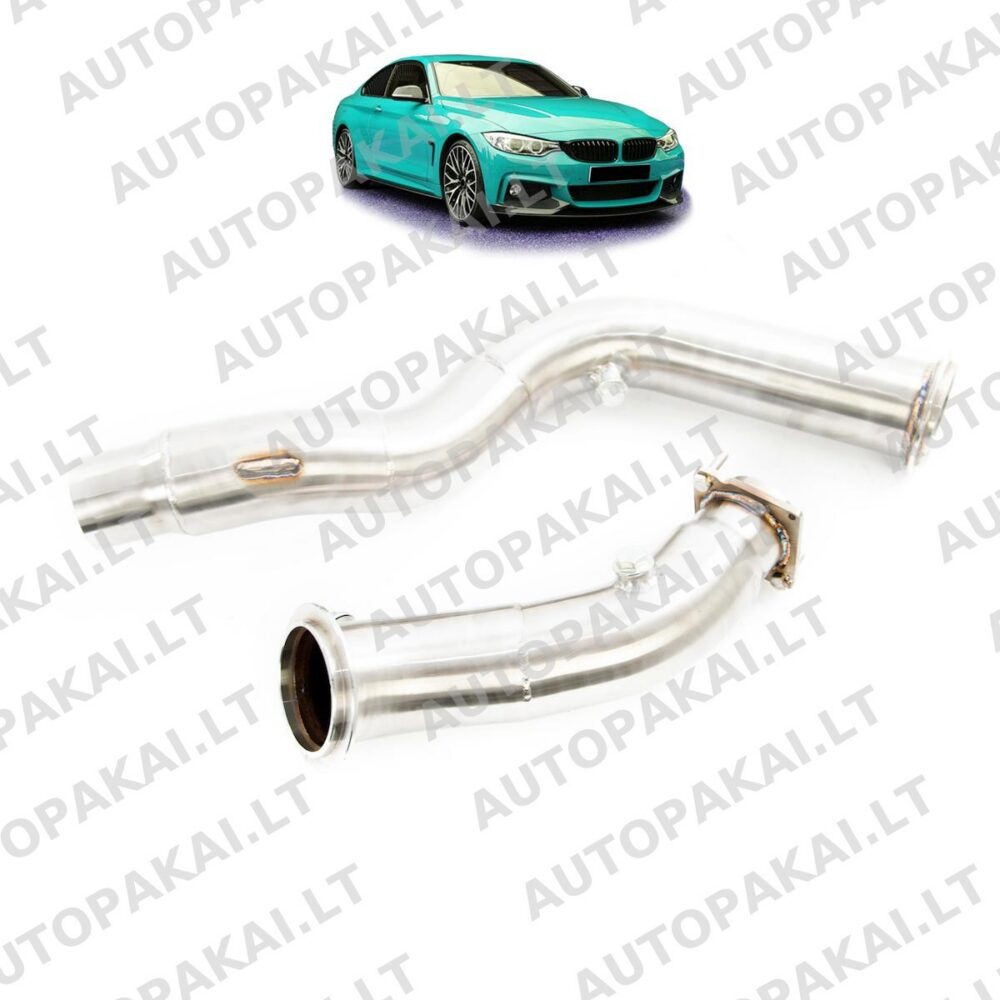Stainless Steel Downpipe Catless S55 for BMW M4 (F82,F83) M3 (F80) 2013->