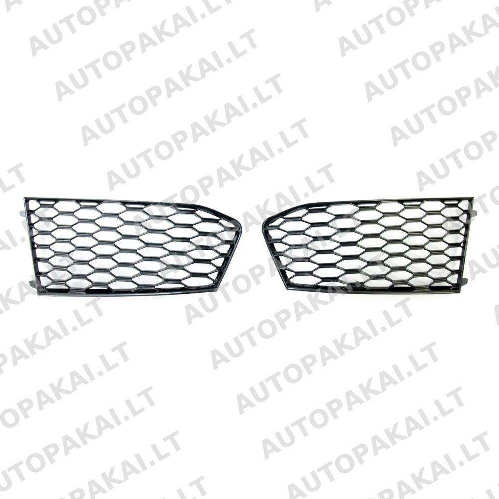 Fog Light Covers Gloss Black for AUDI A6 C7 4G Sedan Avant PreFacelift 11-15