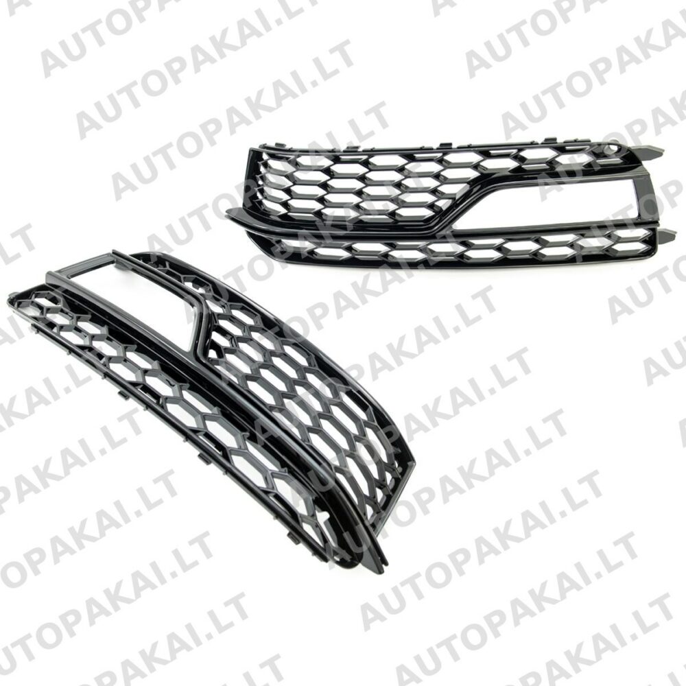 Fog Lamp Covers Gloss Black suitable for AUDI A5 8T 12-16