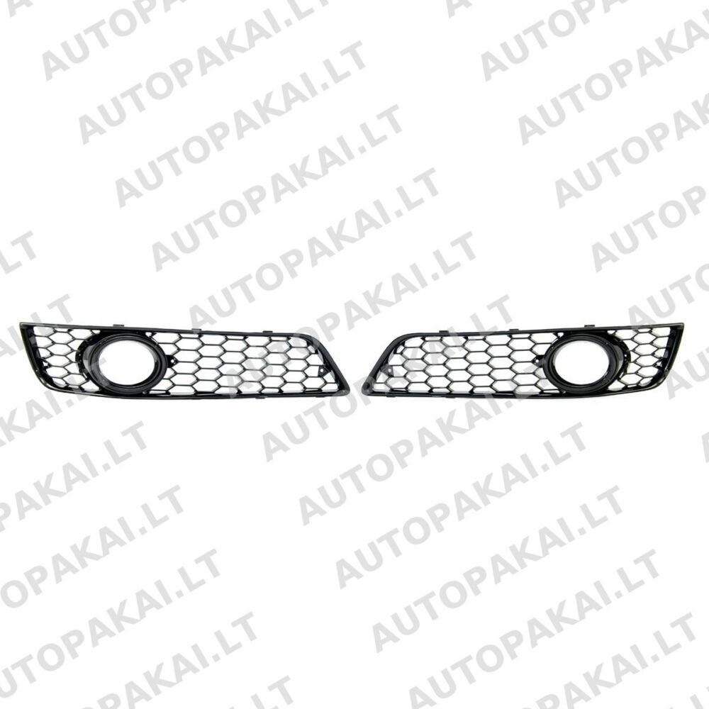 Fog Lamp Covers Gloss Black suitable for AUDI A3 8P Sportback 08-13