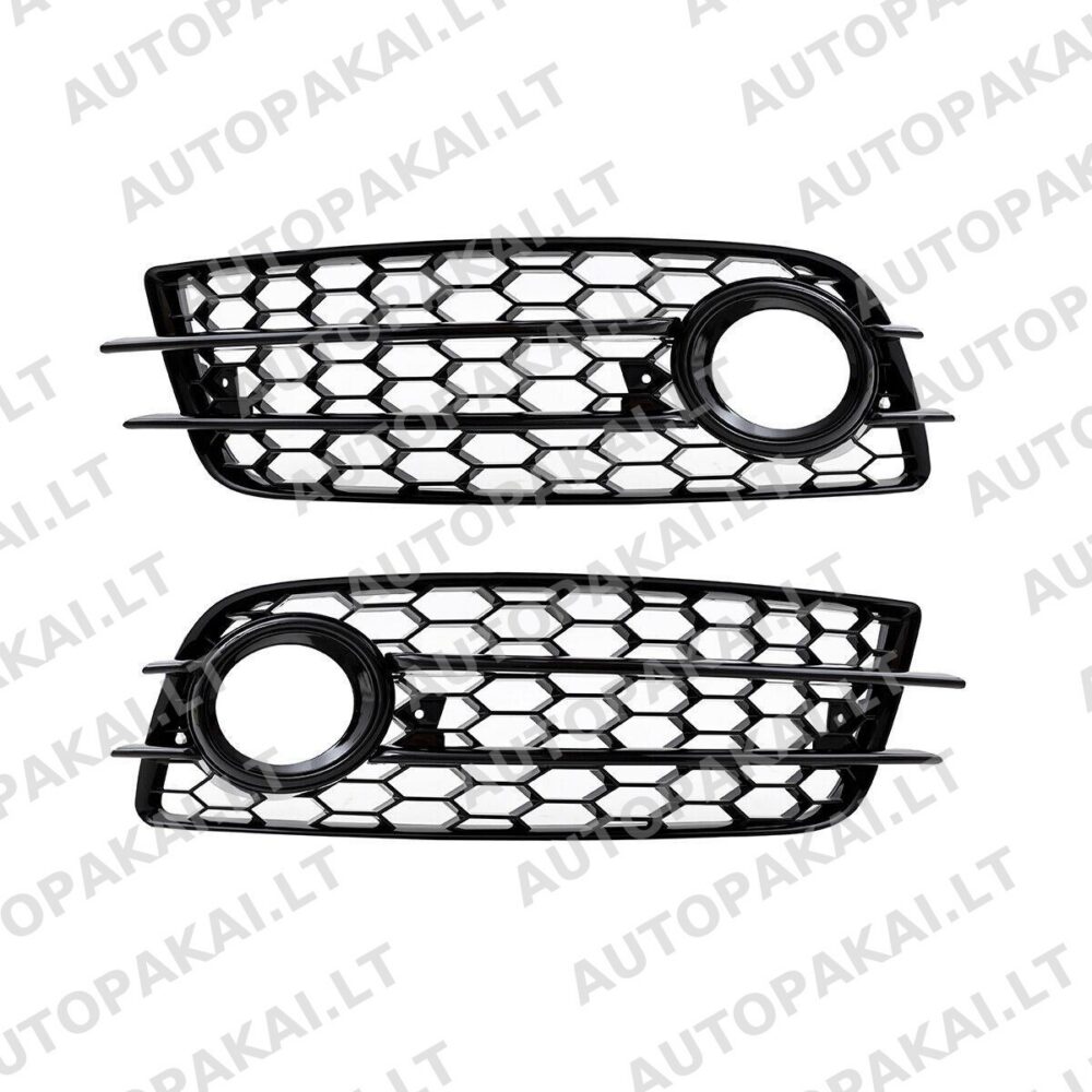 Fog Lamp Covers Gloss Black suitable for AUDI A4 B8 8K Sedan Avant 07-11