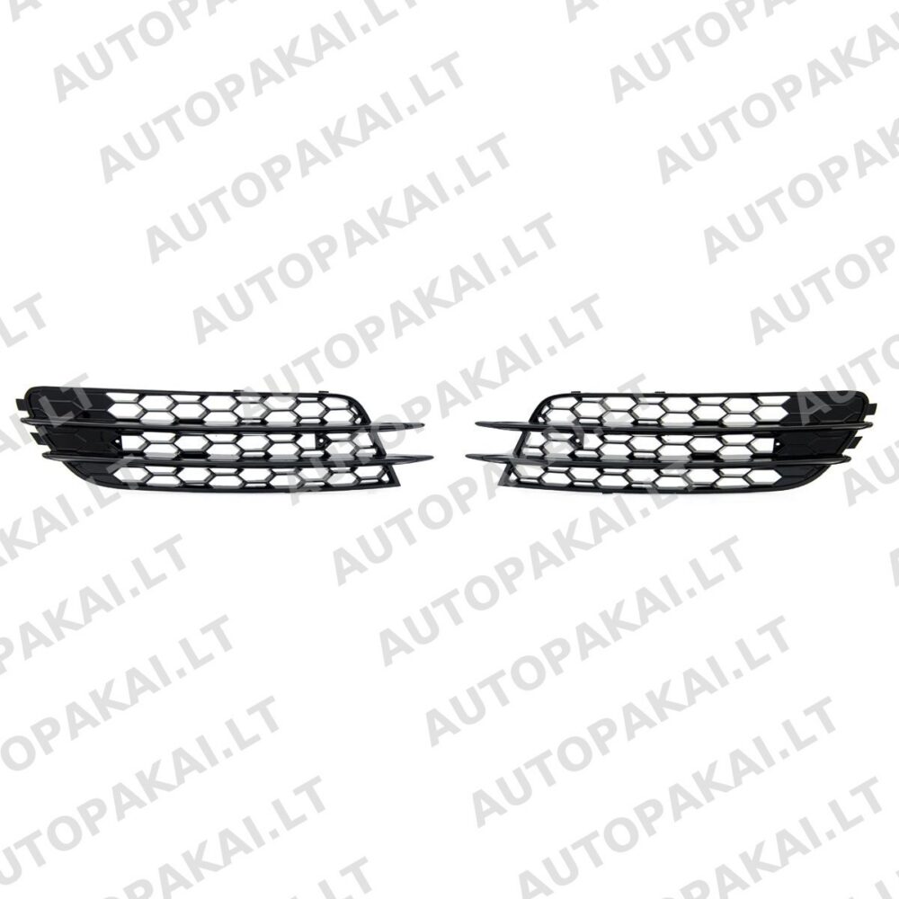 Fog Lamp Covers Gloss Black suitable for AUDI A6 C7 4G Sedan Avant 11-14