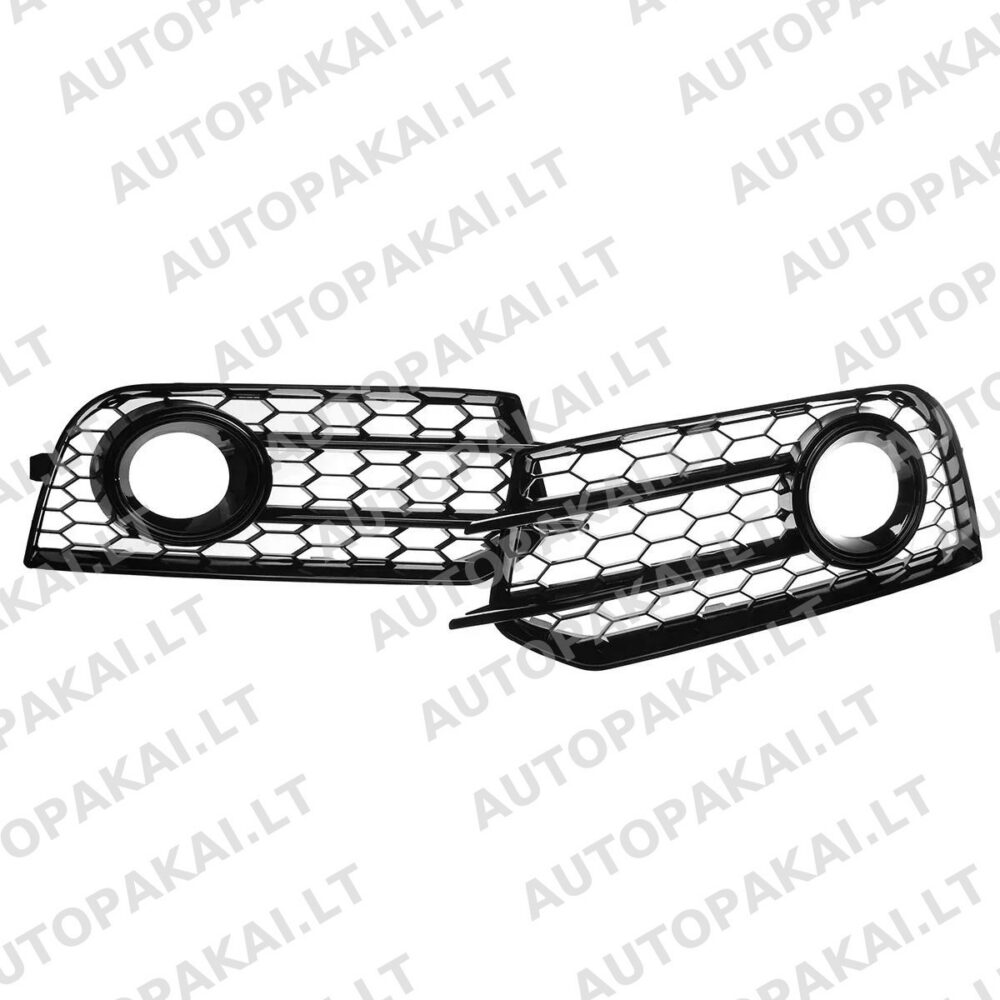 Fog Lamp Covers Gloss Black suitable for AUDI A1 8X Sportback 10-14