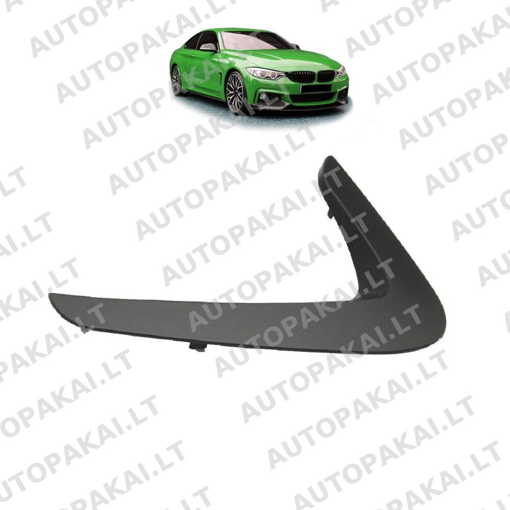 Front Fender Moulding Set Gloss Black suitable for BMW 4 F32,F33,F36 13-21