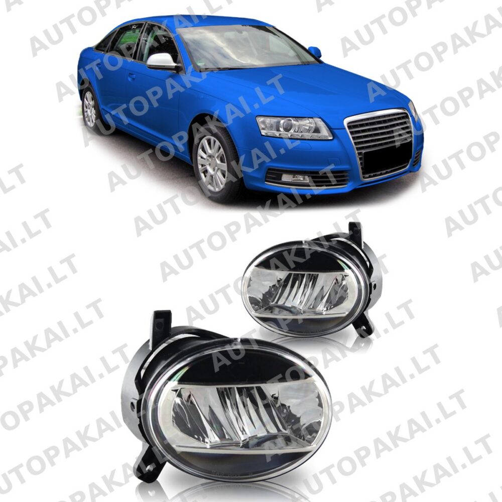 Fog Lights Clear suitable for AUDI A6 C6 4F A4 B8 8K Q5 8R SEAT EXEO 3R2 04-11